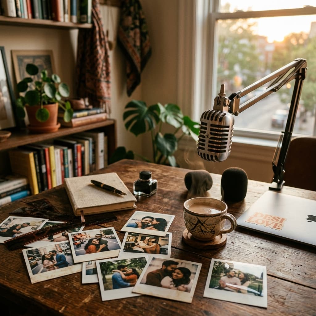 Editorial Podcast Scene